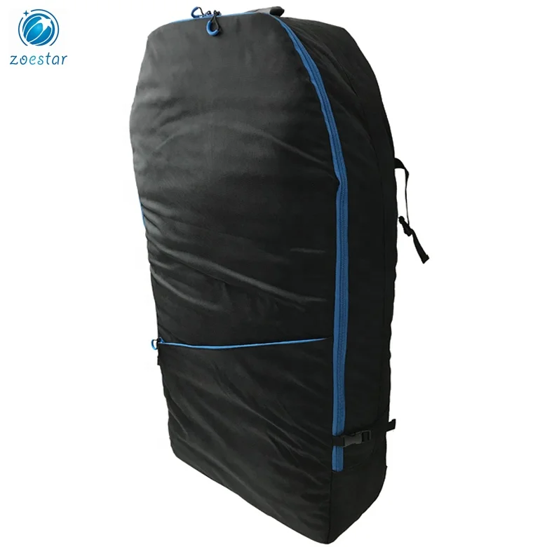 Padded Surfing Bodyboard Carry Tote Bag with Wheels Lightweight Surf board Storage Rolling Bag