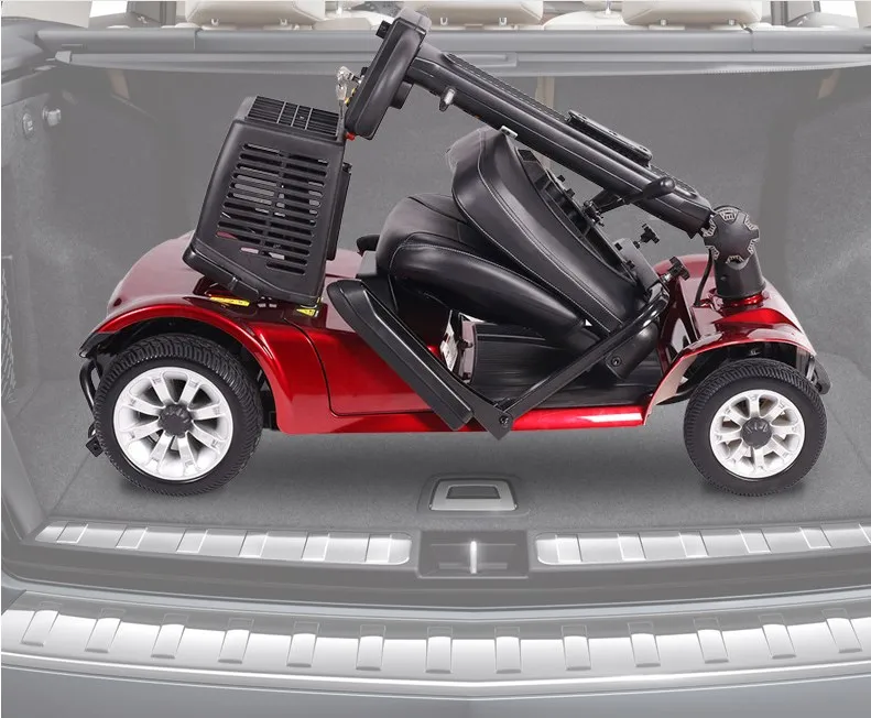  Four-wheels electric scooter vehicles for the elderly and