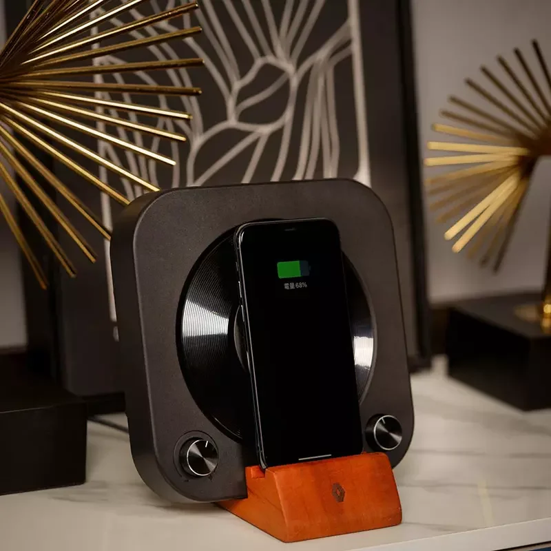 Home use Hot sale Smart BT audio wireless charge port for phone RGB night light for home luxury music player