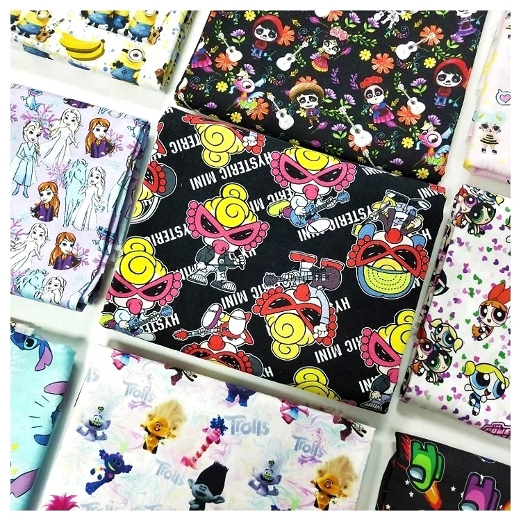 Нет минимального заказа, ткань с цифровой печатью, хлопок 100%, хлопок, поплин, хлопчатобумажная ткань на заказ