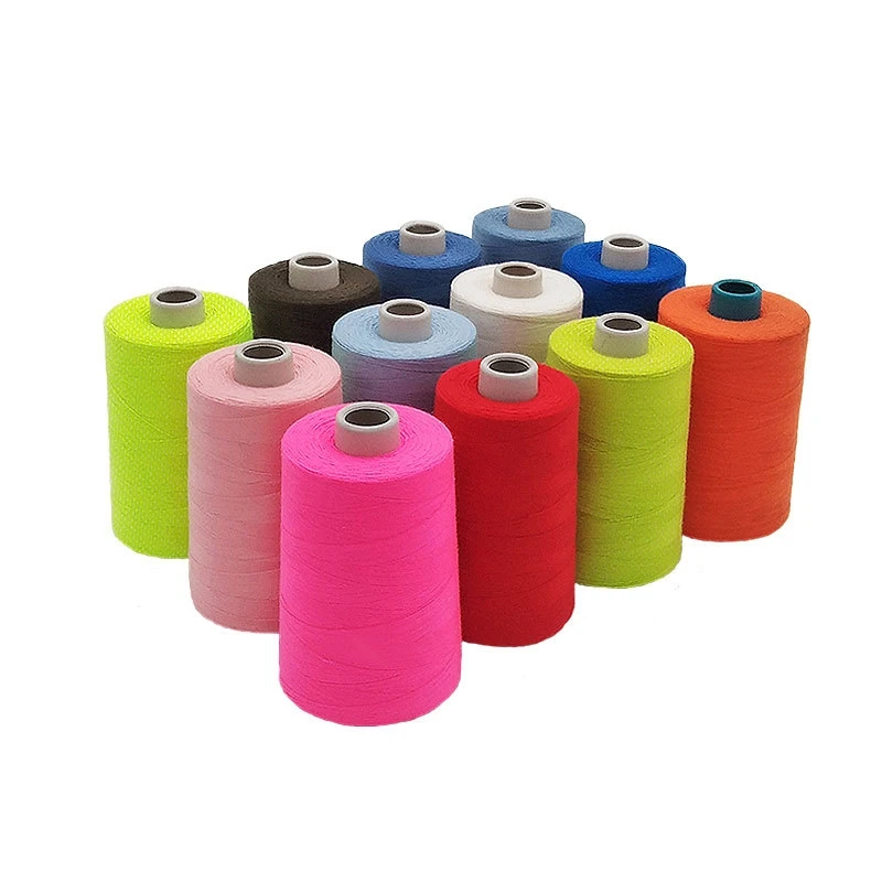 Factory direct sales multi color high strength sewing thread 402 for sewing leather and shoes