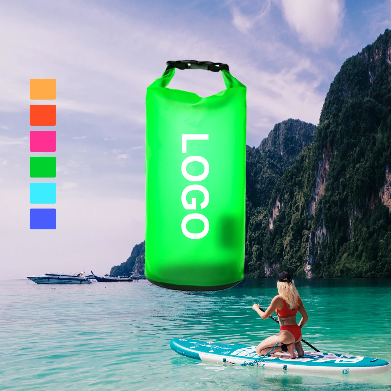 BSCI Завод OEM оптовая продажа пользовательские CE sup аксессуары водонепроницаемая сумка сухие сумки водонепроницаемый рюкзак плавательные сумки для детей