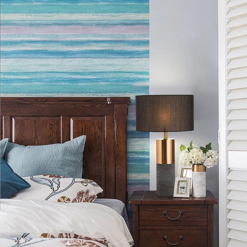 Post-modern American cement desk lamp Nordic creative bedside table lamp model room club hotel black living room lamp