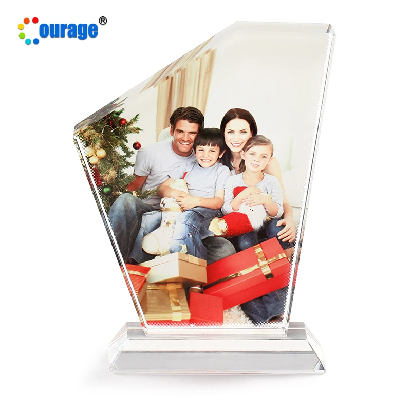 BSJ-11 Sublimation Crystal Glass Photo Frame for School Awarding