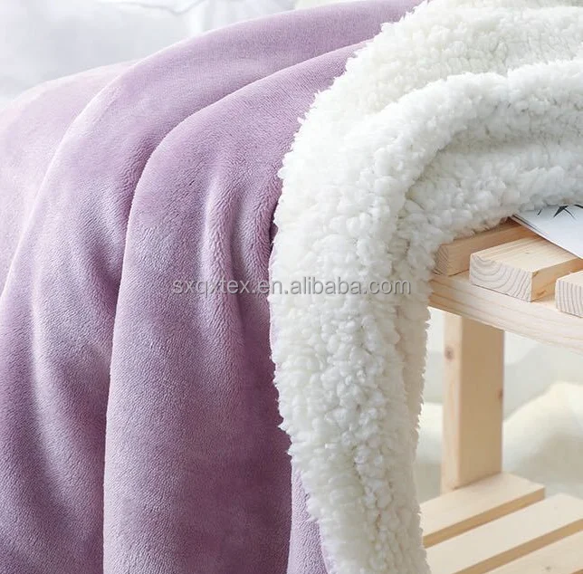 Buy Poly Sherpa fabric  wholesale sherpa fleece fabric  from China Shaoxing Keqiao