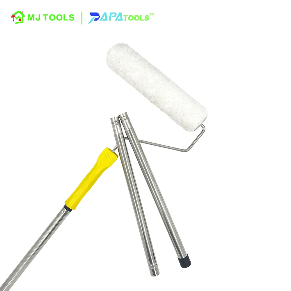 Quality China Factory stainless steel Hand Tool Ceiling Floor Painting Poste de extension Paint Roller telescopic Extension Pole