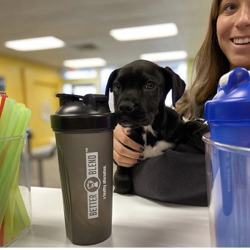 Wholesale Customer Logo 400ml 600mlGym Shaker Gym sport water Bottle Plastic Protein Shaker cup