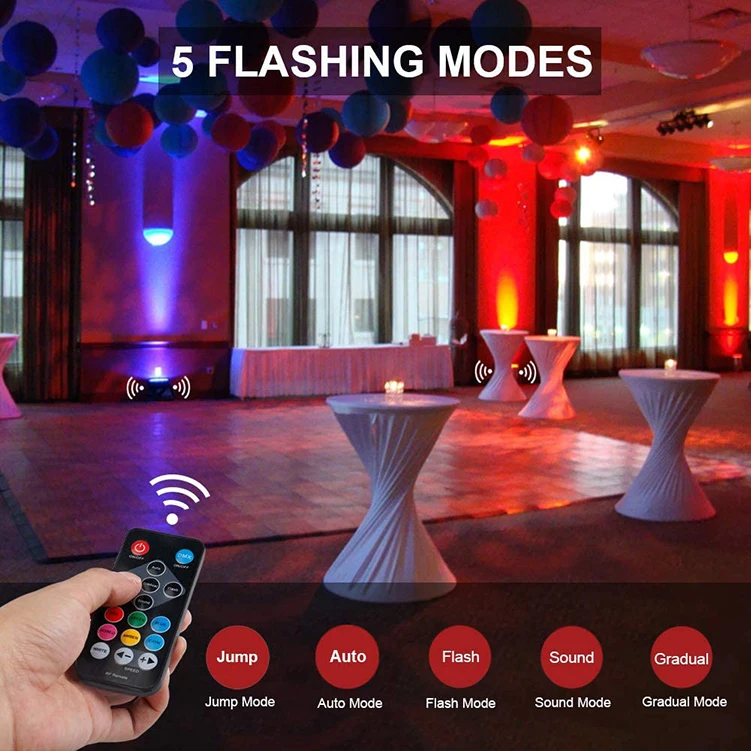 Remote Control Party Bar RGB 18W 36W Projector LED Stage Lights Auto led par lights dj stage light rgb 36 led