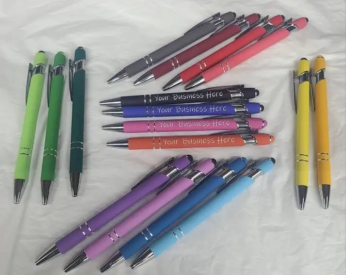 Metal Plastic Pen engraving laser with rotary table Fiber laser pen conveyor feeder Laser engraver for pen