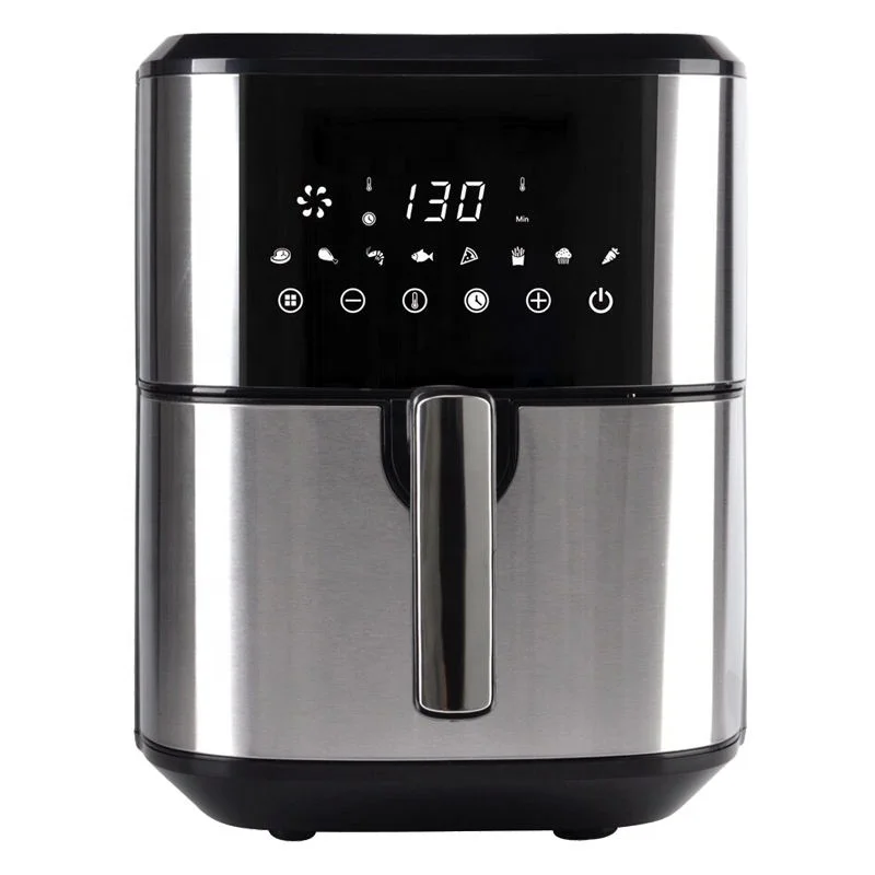 Оптовая продажа, 1700 Вт, 8 л, ЖК-дисплей, смарт-Фритюрница, сенсорный экран, без масла, фритюрница, печь для жарки