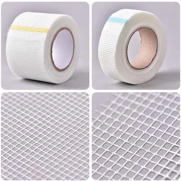 Filament Glass Fiber Joint Tape Self Adhesive Fiberglass Mesh Drywall Joint Tape For Cement Board