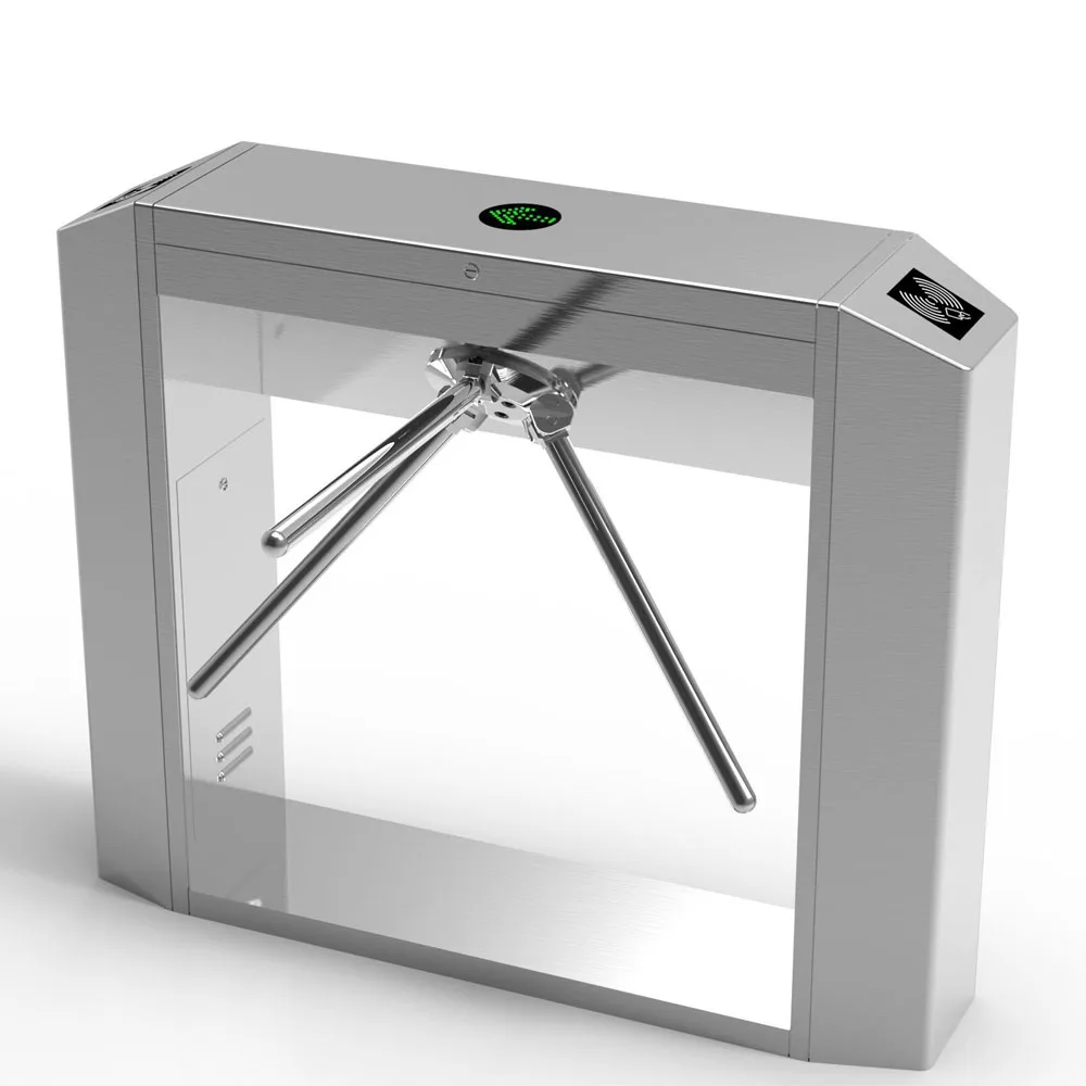 Bi-direction Access Control Fingerprint Tripod Turnstile with Controller