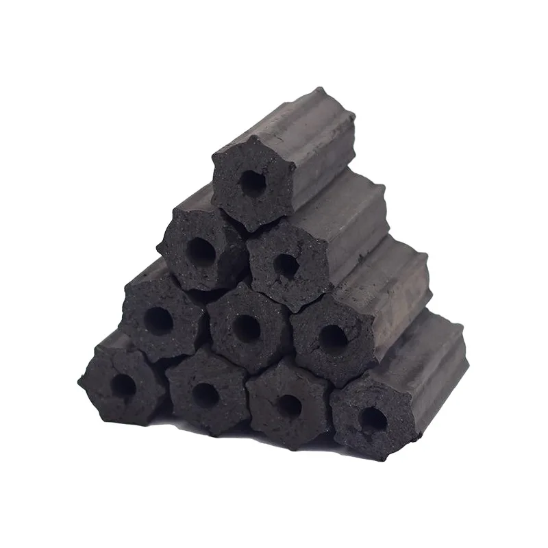 Wholesale BBQ Charcoal Hexagonal Mechanism Carbon High Temperature Bamboo Charcoal Smokeless