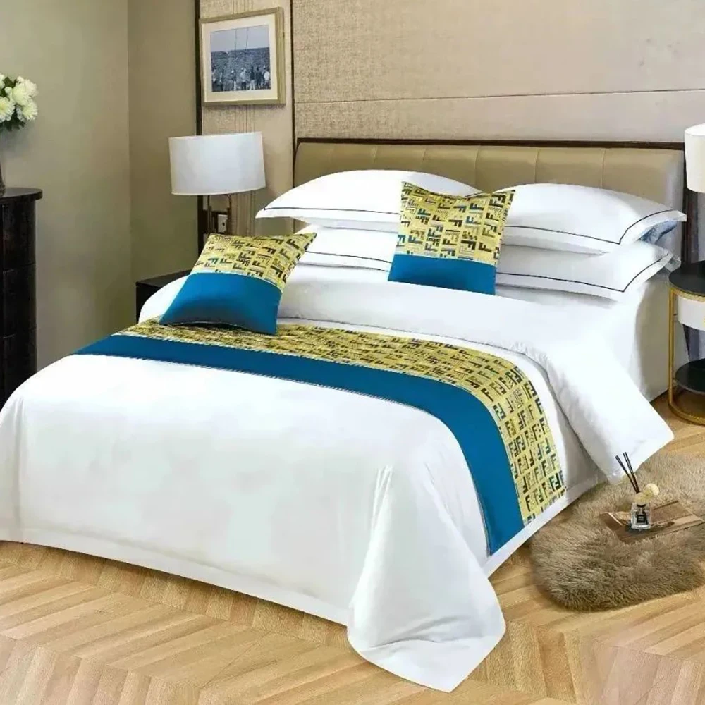 Wedding Bed Sheet Five Star Hotel 100 Cotton Bedding King Set Bed Cover Duvet