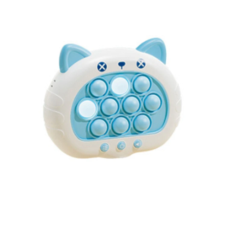 Popular cute cartoon fun electronic gaming kids puzzle electronic game machine toy for kids