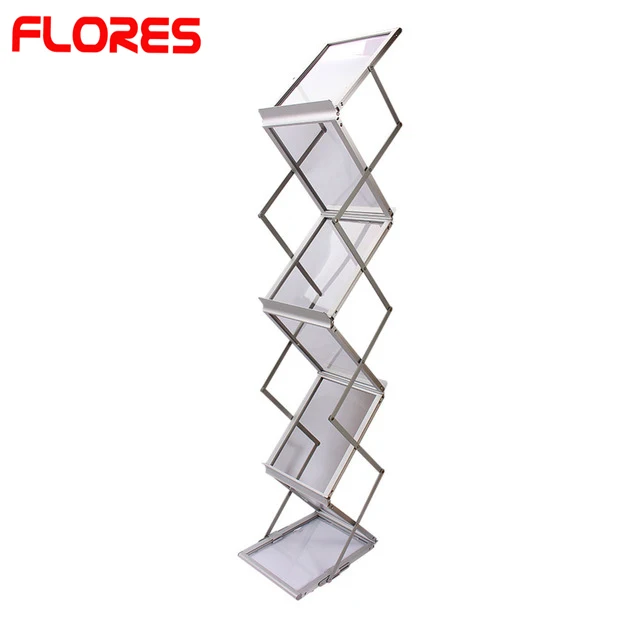 A4 Outdoor Acrylic Portable Brochure Holder Stand