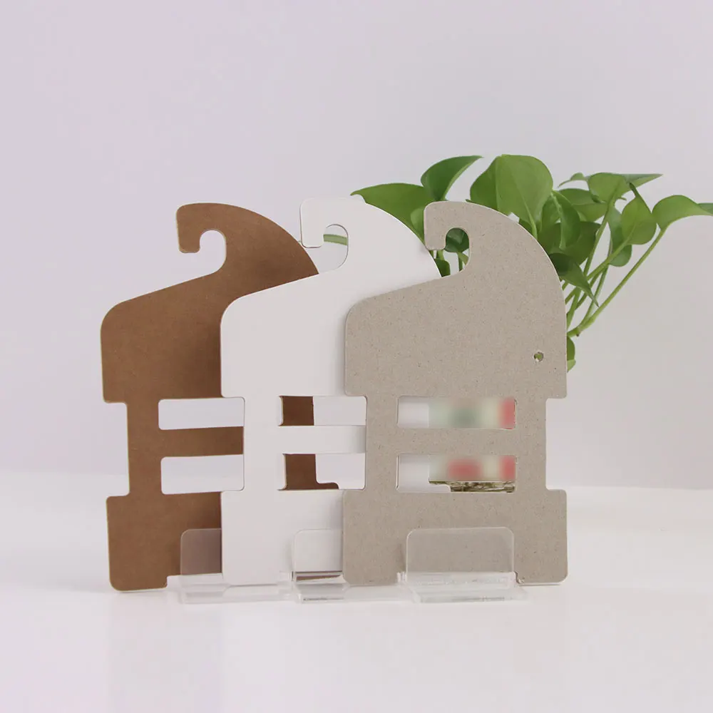 Cheap free new design customized baby cloth hanger paper clothes hanger for christmas