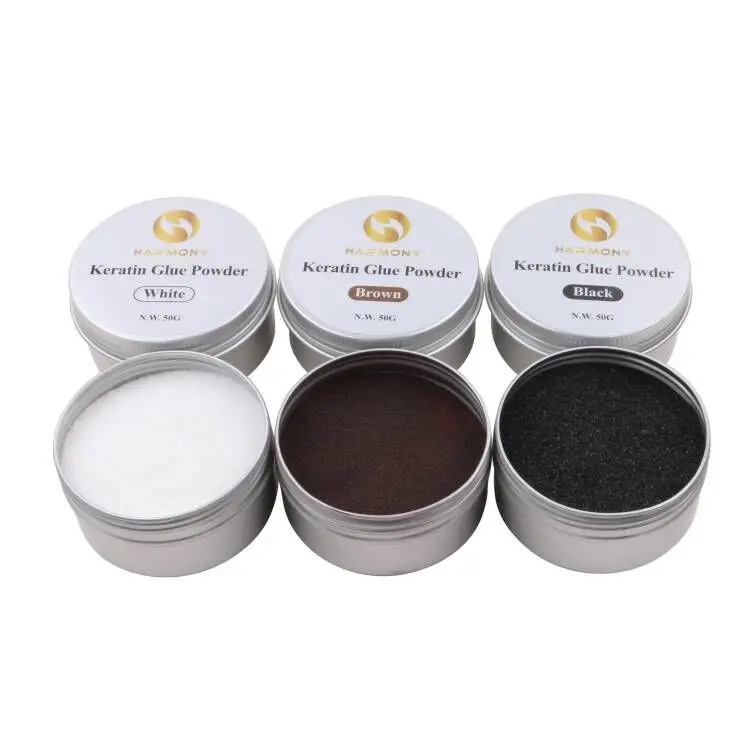 Italian Keratin Bonding Powder for Making I/U/V/Flat Tip Hair Keratin Grain Powder for Pre-bonded Hair