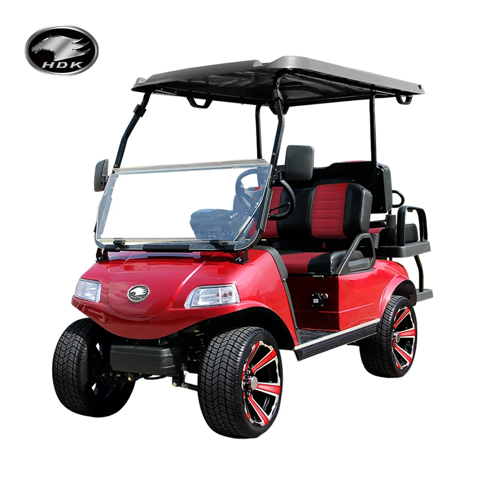 2024 Brand New Off Road Golf Buggy Wholesale Cheap Price HDK EVOLUTION Club Luxury 4 Seats 48V Electric Golf Cart