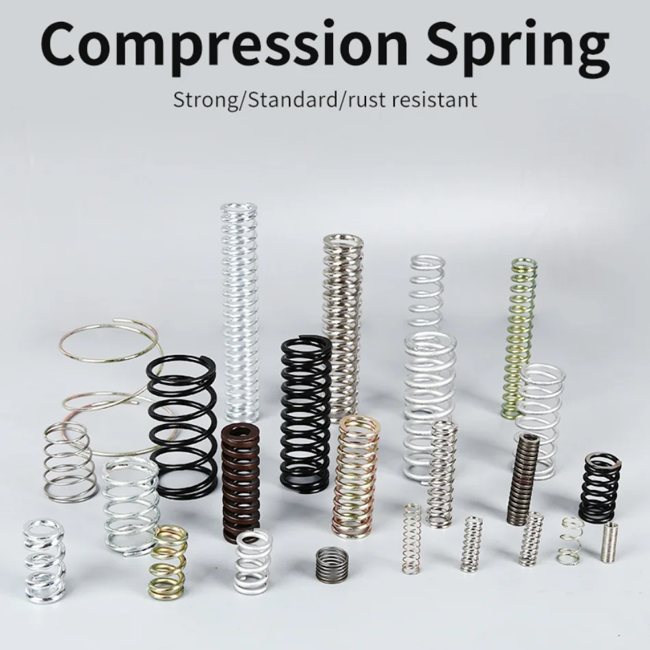 High Volume Discount Processing Stainless Steel 0.3/0.5/0.8 Compression Spring Customized High Quality Pressure Long Spring