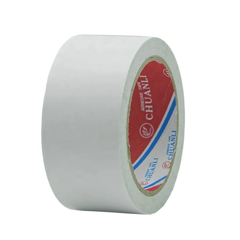 Customized size high glue adhesive tape Solvent double sided tissue tape