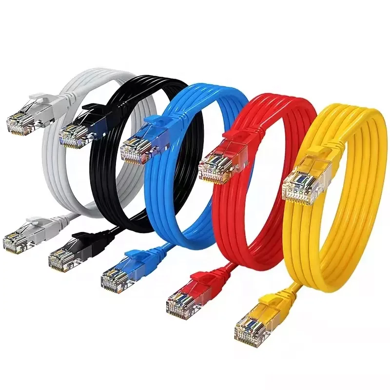 Сетевой Соединительный кабель Conector Rj45 Cat 6 Utp производитель длинного плоского кабеля Cat6 Ethernet локальной сети 20 м 200