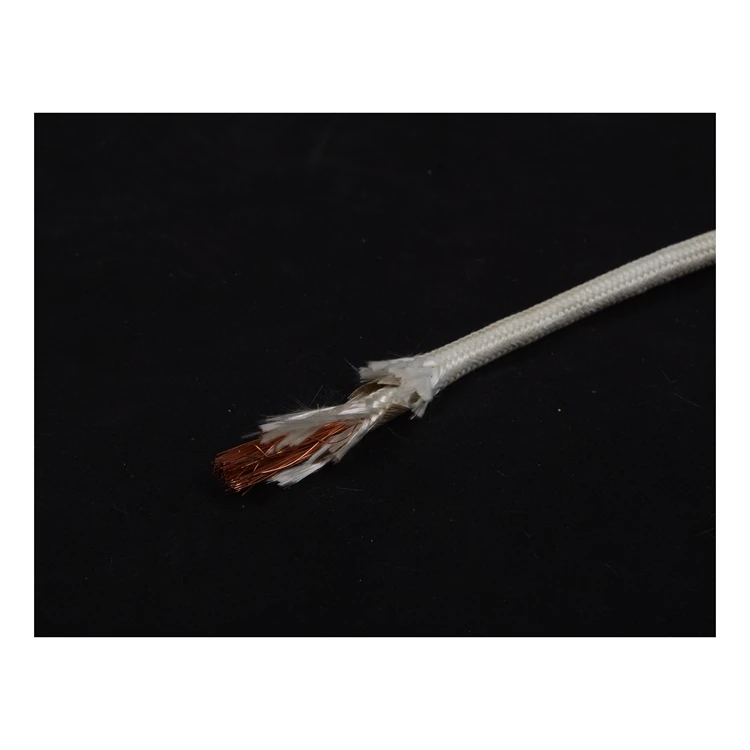 500c 600c Mica Fire Resistant 800c Fiberglass Braid High Temperature Wire