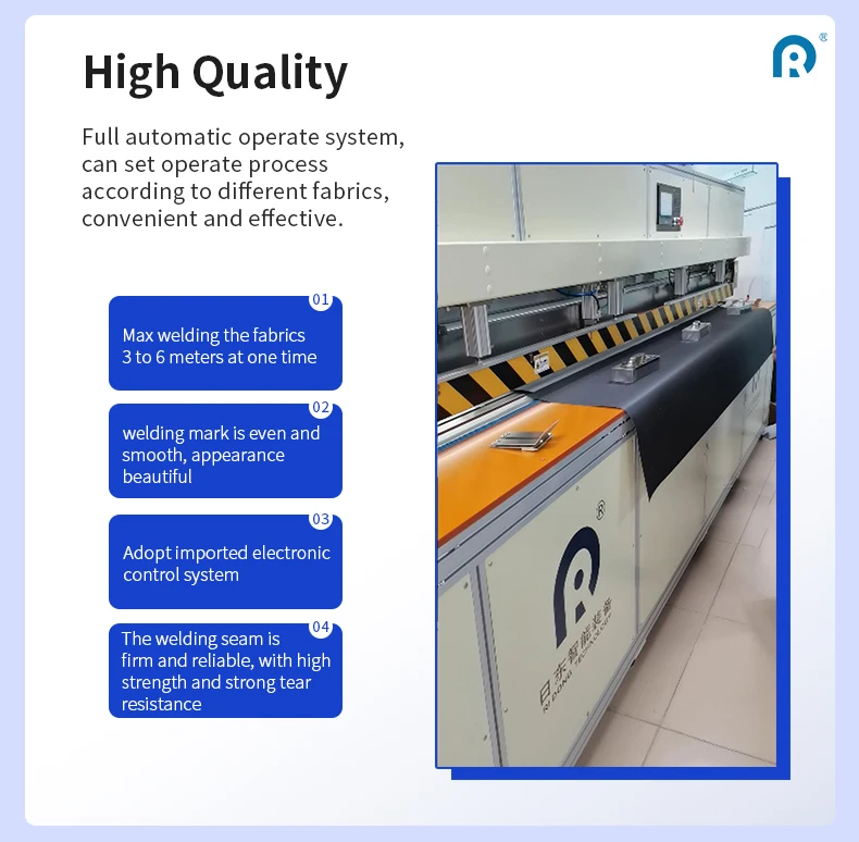 4M New Product Explosion Automatic Roller Blind Pocket Welding Machine