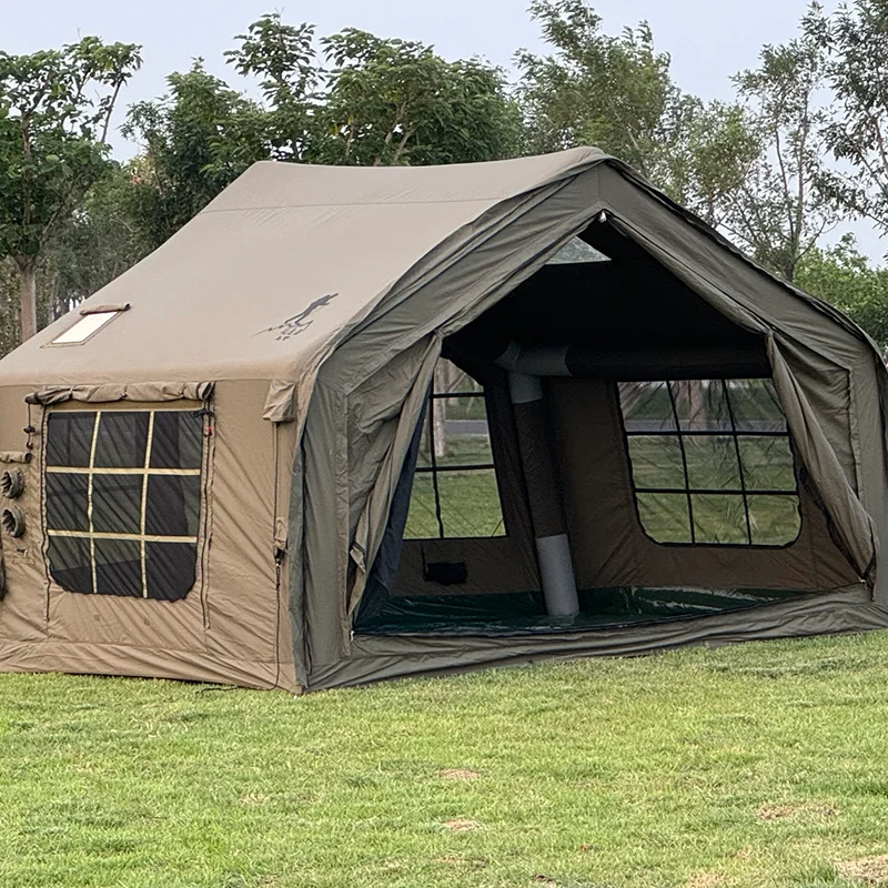 Forerunner Factory Supply  600D Oxford waterproof Big capacity camping tent outdoor camping with competitive price