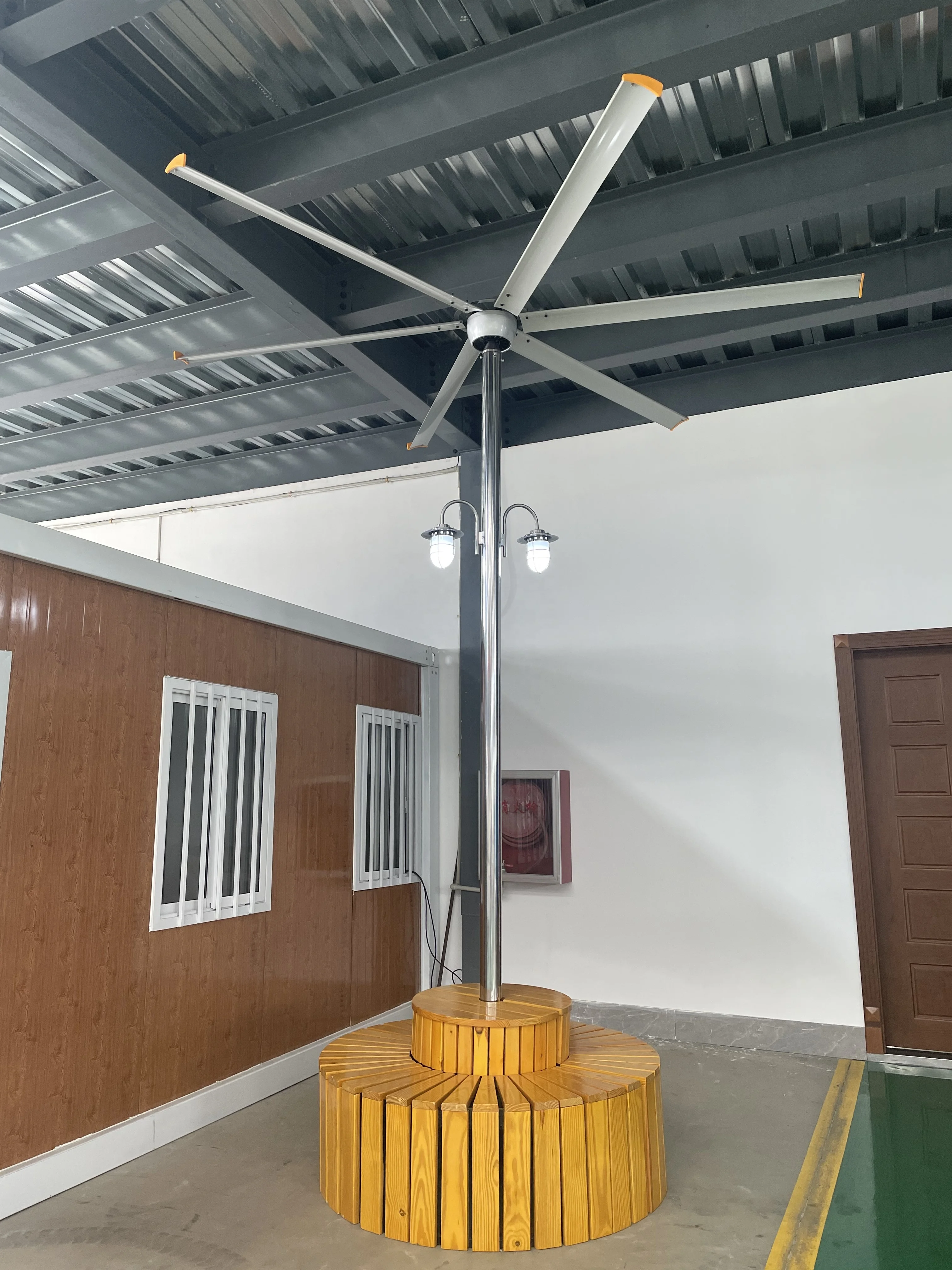 Hot Selling Aluminum Blades Electric Hvls Industrial Floor Stand Cooling Fan