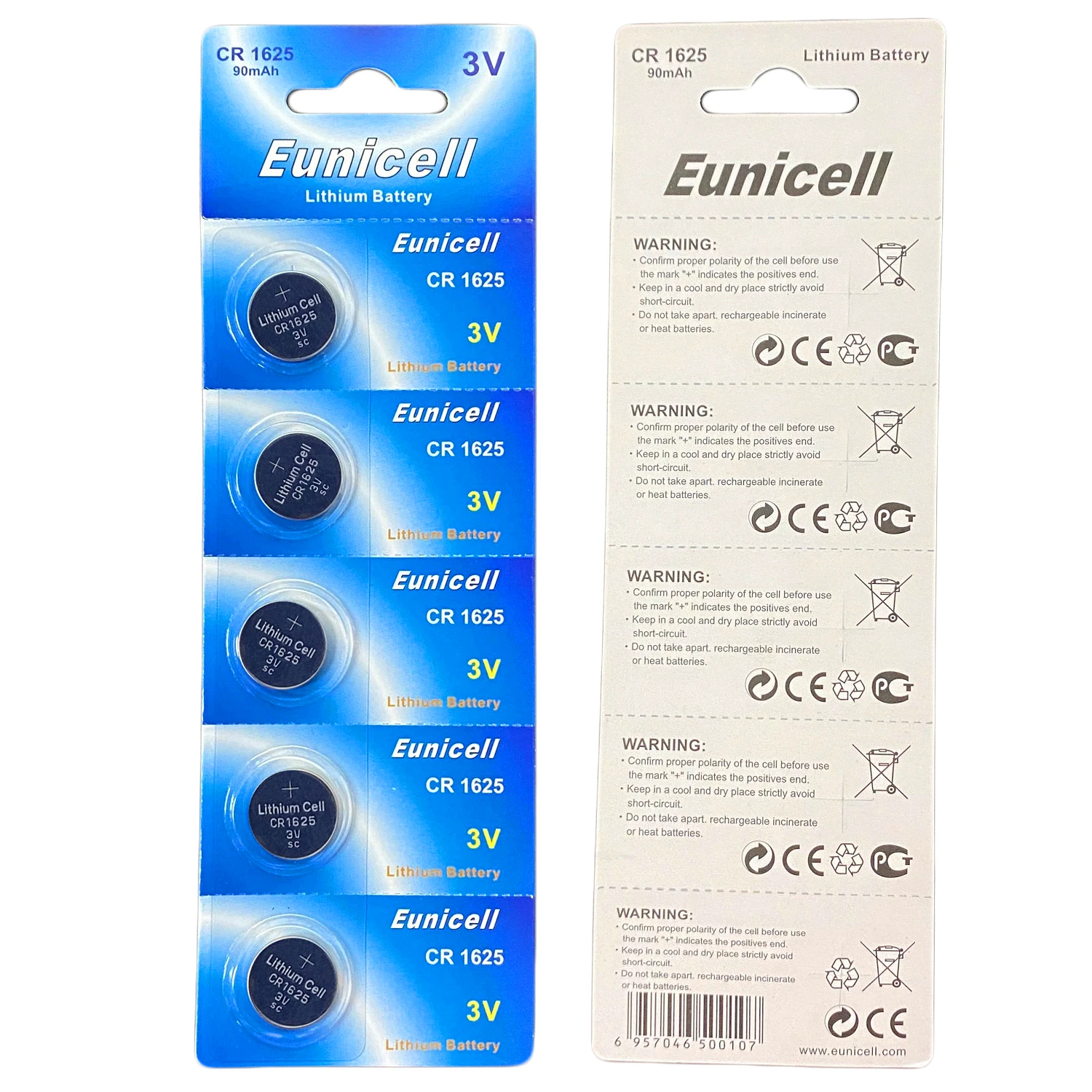 Hot Selling lithium button cell battery CR1625 3V battery