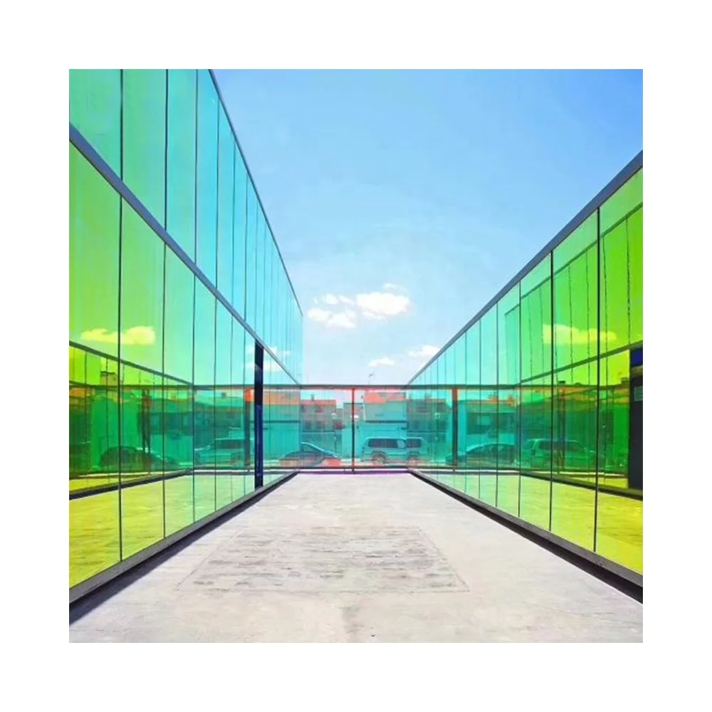 High-Quality Colorful Dichroic Glass Sheets for Art and Craft