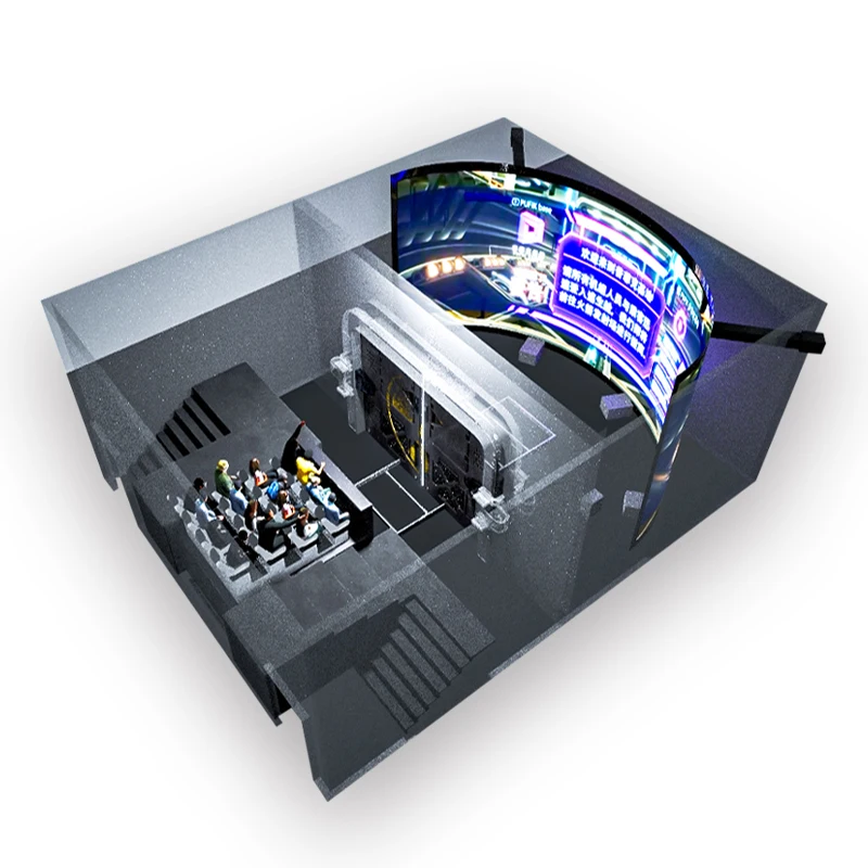 Theme park Immersive 3D naked track cinema Professional Flying Theatre for sale virtual reality Flying Theatre