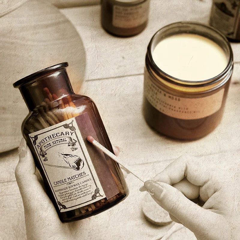 2024 Hot Selling Decorative matches color match sticks large white matches