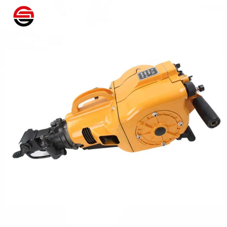 
portable internal combustion gasoline power pneumatic rock drill machine 