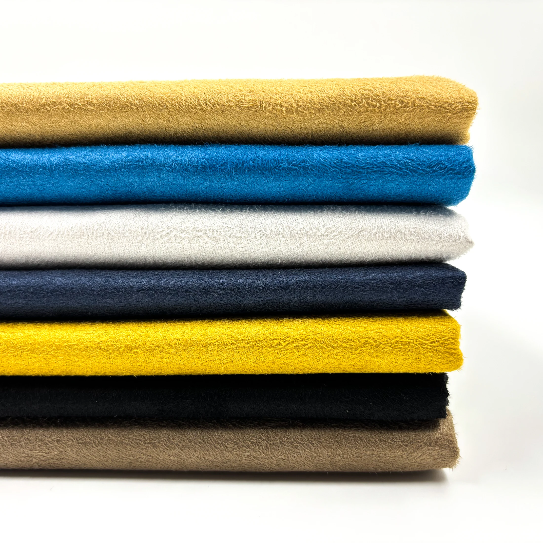 Faux Leather material Recycled Warp Micro Suede Fabric for Clothing Bags Shoes and Home Textiles