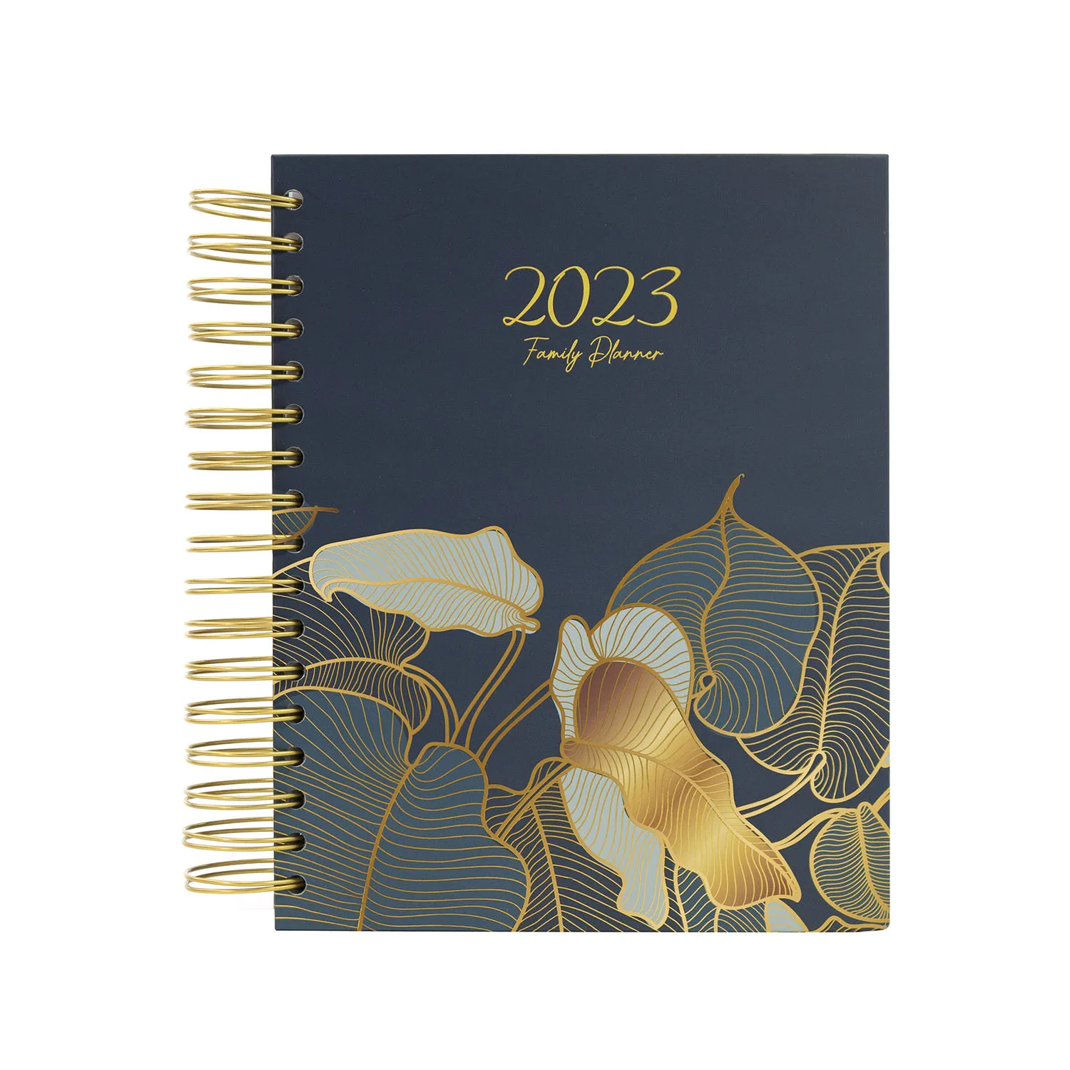 Custom Printing Monthly Planner Life Hardcover Spiral Undated Meal Financial Budget Journal Weekly Daily Organizer Notebook Gift