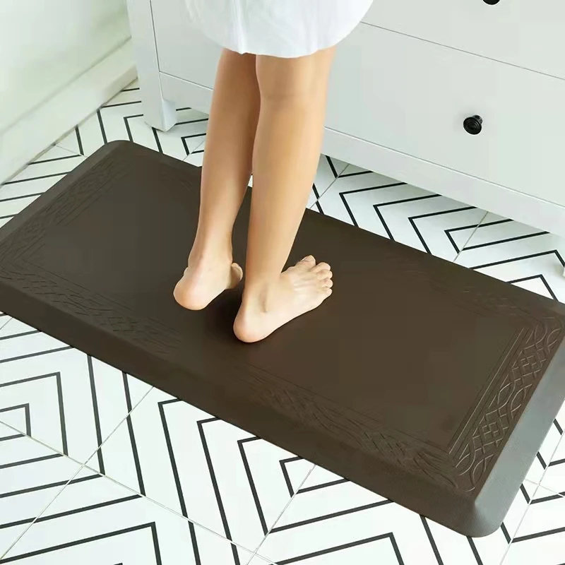 Custom Cut Area Rugs Logo Mat with Rubber Backing Anti Fatigue Kitchen Mat