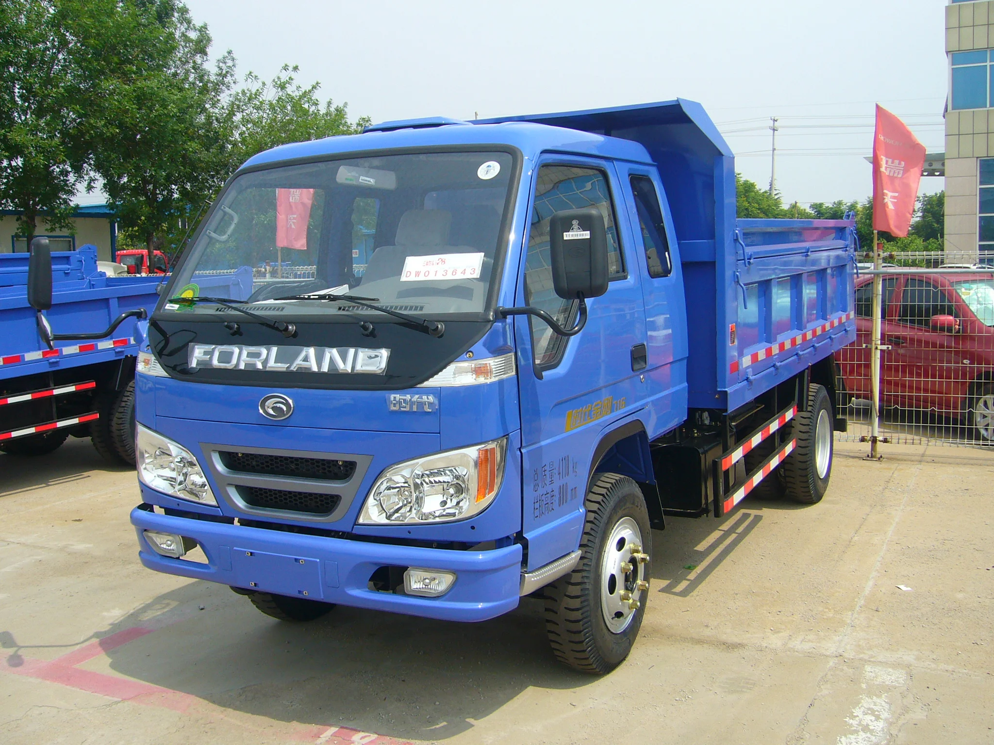 Brand new low price RHD FOTON dump truck tipper