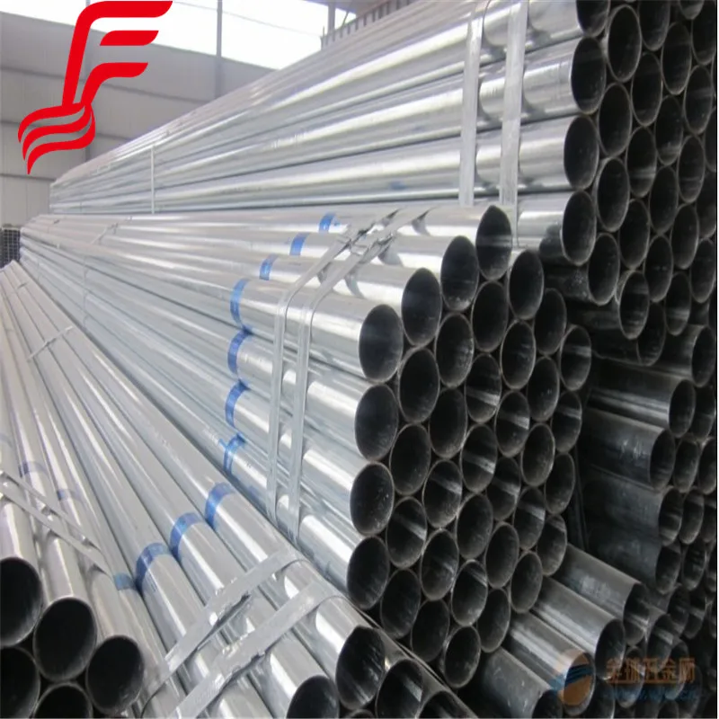 FRST!Factory price 2 inch sizes Gi carbon steel round tube Galvanized iron pipe for greenhouse frame