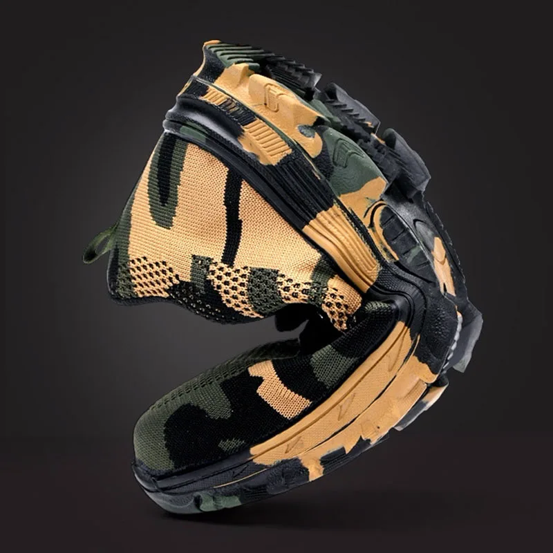 
2020 new Camouflage stylish design kitchen oil resistant construction light weight safety shoes for men 