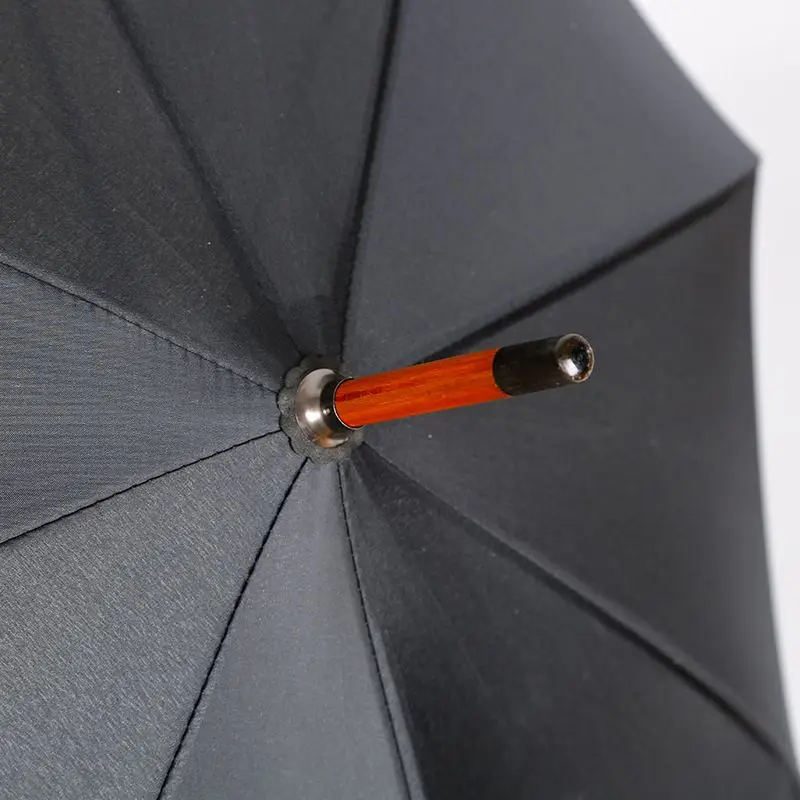 23 inches customized wooden shaft auto open straight umbrella