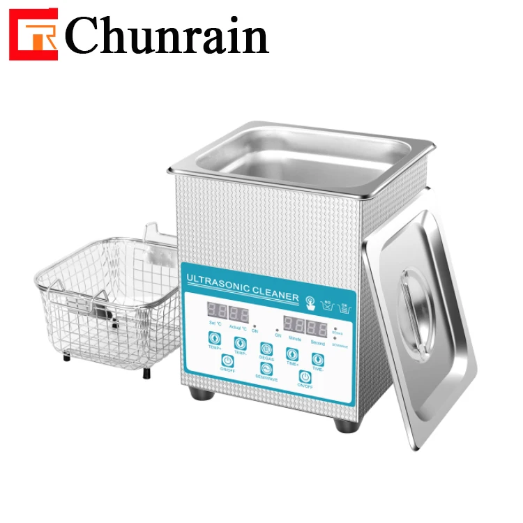 CR-010S 2L 60W Semiwave Degas Ultrasonic Cleaner For Dental Lab