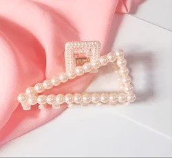 Imitation pearl hair clip bathing clip clip back head plate hair accessories