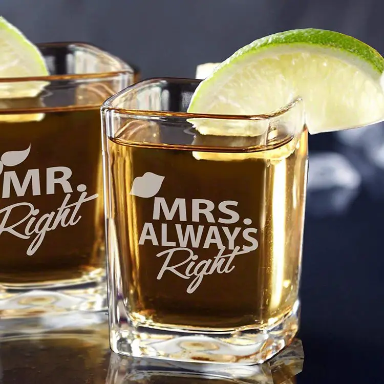 mini wine glass short glasses whiskey cup custom square shot glasses