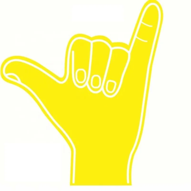custom design promotional hand mitt cheering  finger eva foam hand