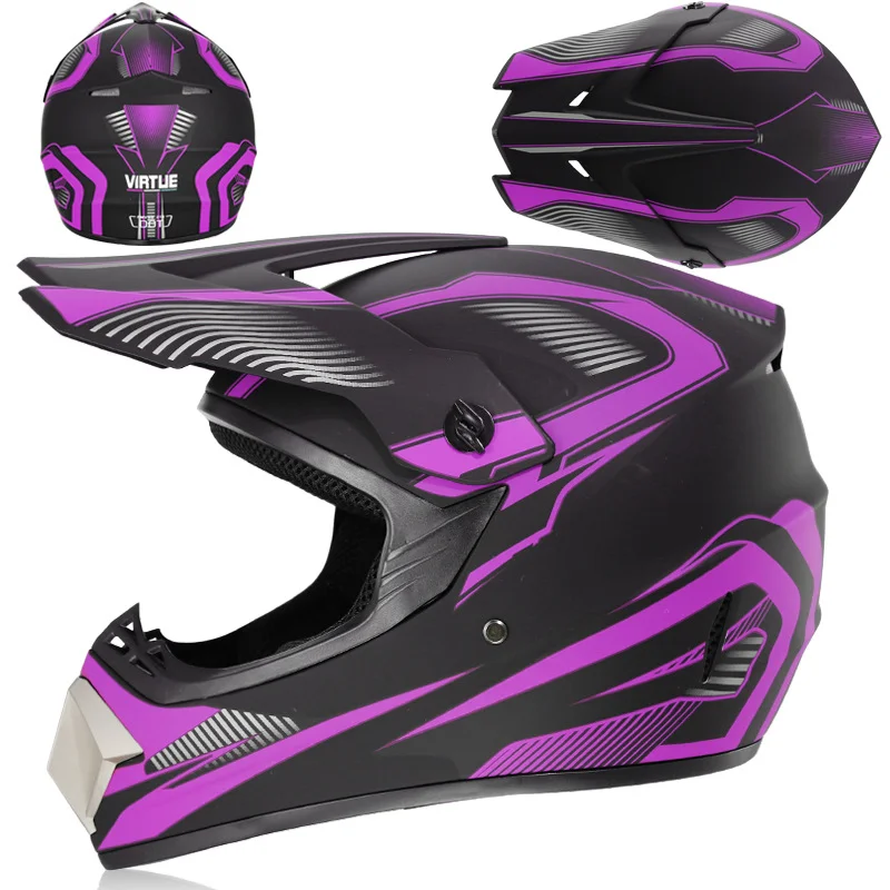 SUBO Motorcycle Helmets Dual Sport Flip Up Front Adventure FF324 Motorcycle Crash Helmet Uncovering Helmet