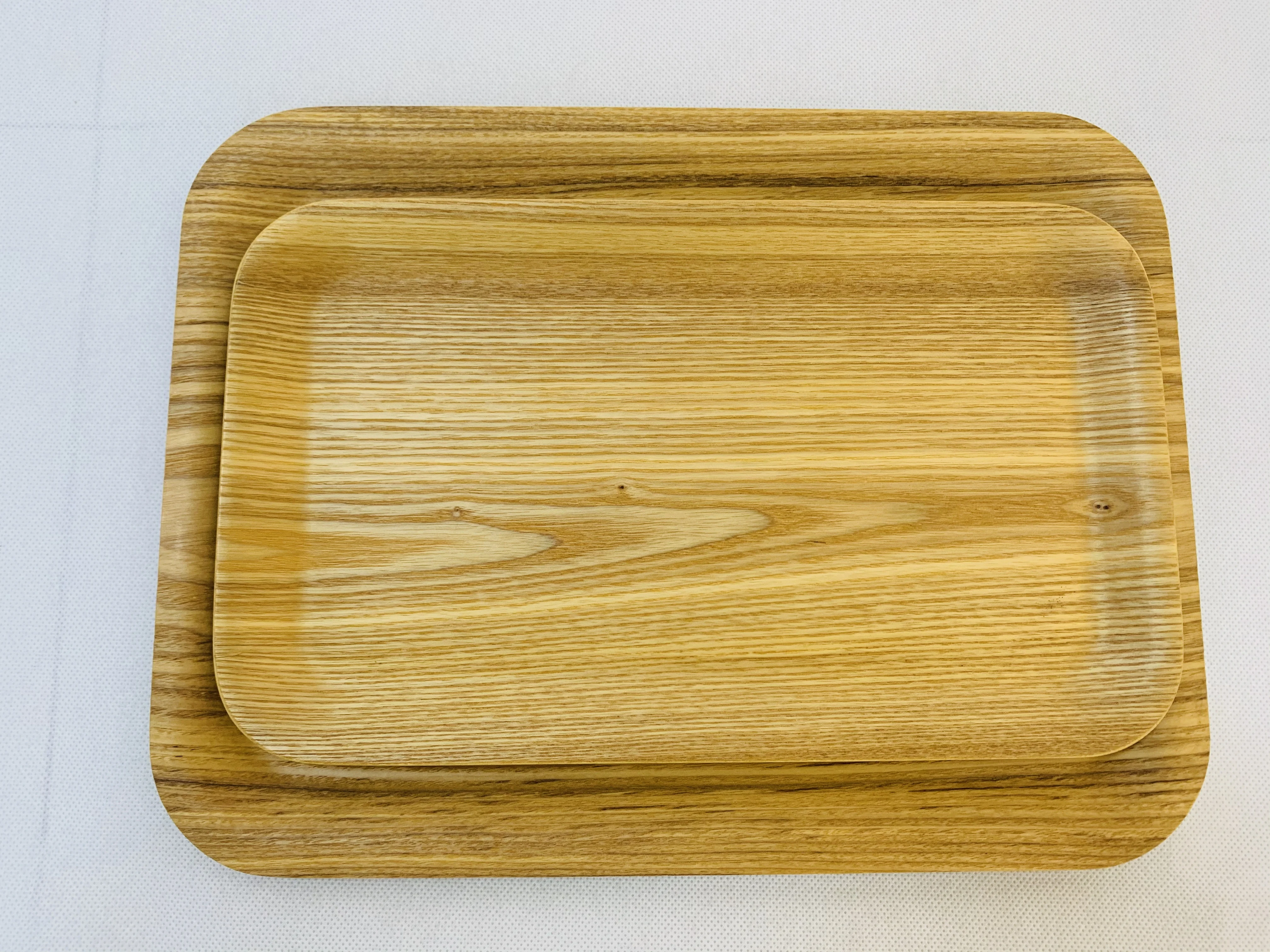 Bamboo wooden Japanese wooden plate put tea cup barbecue rectangular household tray