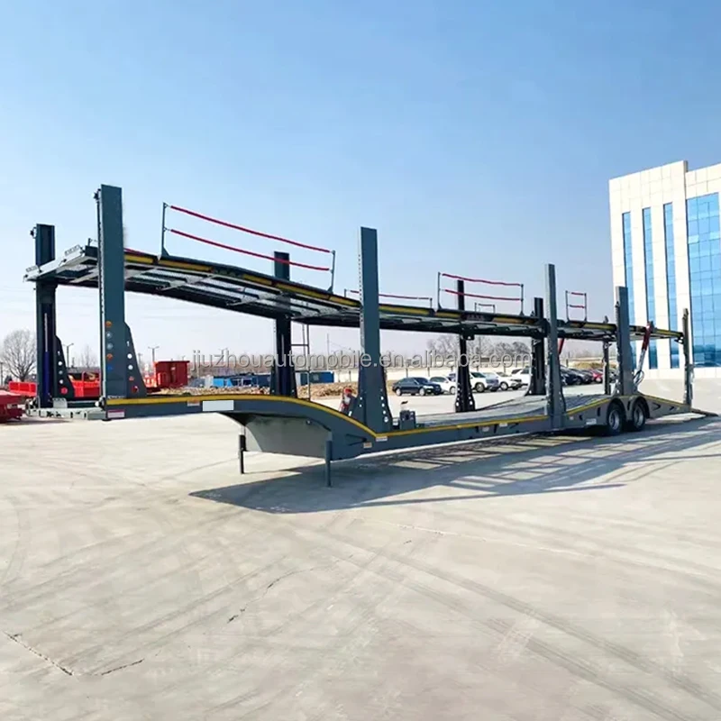 Hot Selling 8 Car Carrier Steel Trailer for Truck Cargo Semi Trailer on Sale