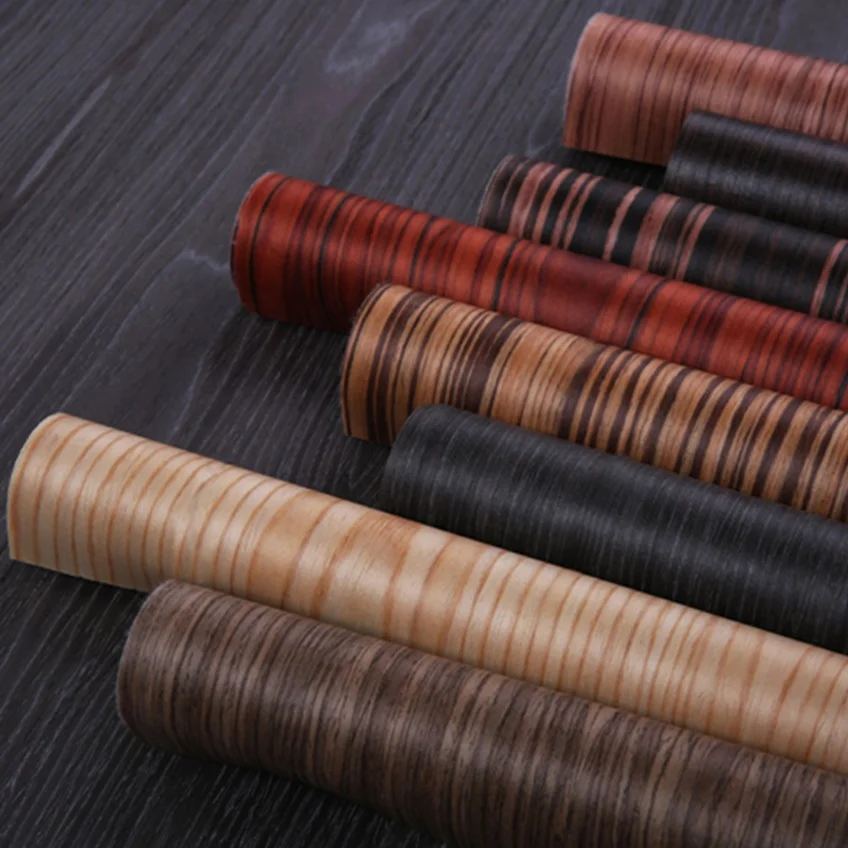 Natural Wood Timber Veneer Quarter Cut Black Ebony Wood Free Wood Veneer Samples